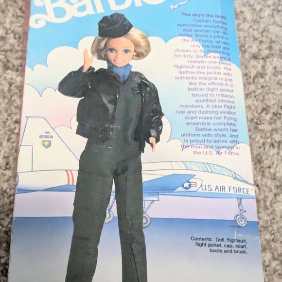 1990 AIR FORCE BARBIE Mattel Stars n Stripes Limited Edition #3360 USA. - Picture 3 of 3